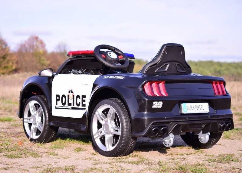 BAWIBUS.PL Autko auto na akumulator POLICJA MUSTANG dla dzieci RC