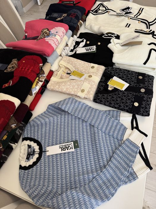 Брендові НОВІ кофтинки ВСІ В НАЯНОСТІ, великий вибір Karl, Kors, Polo