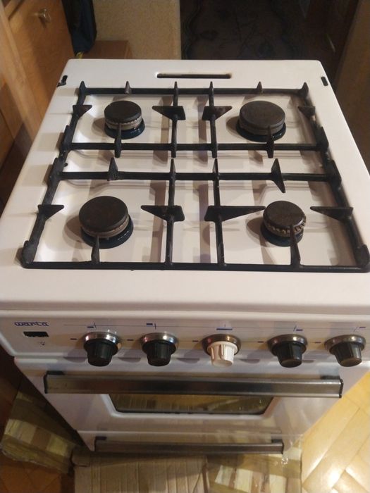 Kuchnia gazowa WARTA 1975 rok UNIKAT działa Kuchenka z piecem