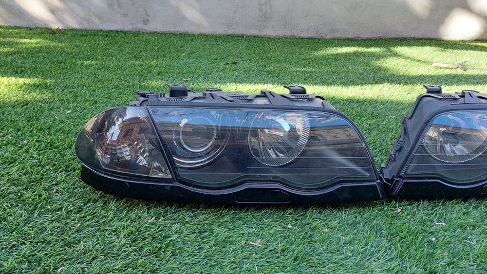 Oticas xenon originais bmw e46 fase 1 excelentes condições