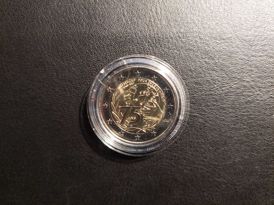 França 2021 - Moeda 2€ 75º Anivº da UNICEF