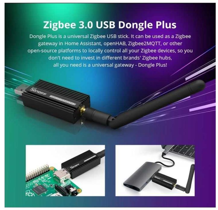 Bramka Zigbee Sonoff ZBDongle-E 3.0 USB