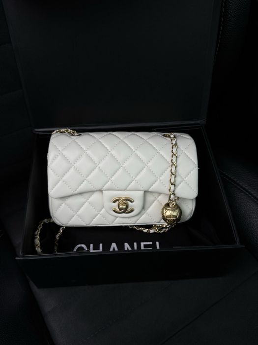 Розкішна жіноча брендова сумка Chanel з натуральної шкіри