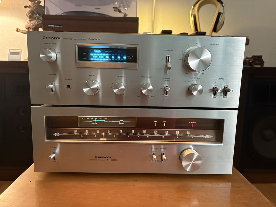 Conjunto Amplificador Pioneer SA-508 + Tuner TX-608