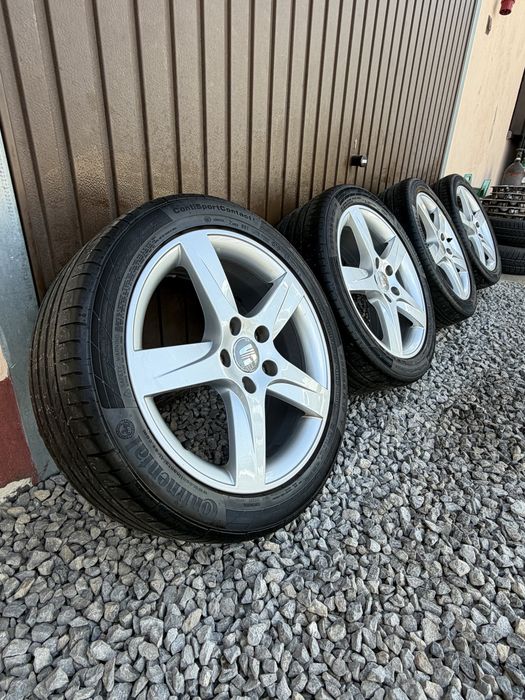 Felgi z oponami 17" Seat 5x112 225/45/17 Leon Ateca Exeo Altea Alhambra Ford Galaxy Skoda Octavia superb Vw Golf Passat T-roc jetta