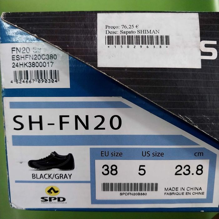 Sapatilha Shimano 38