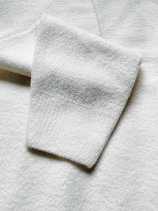 Sweter Calvin Klein, ecru, NOWY z metką, wełniany, 100% wełny