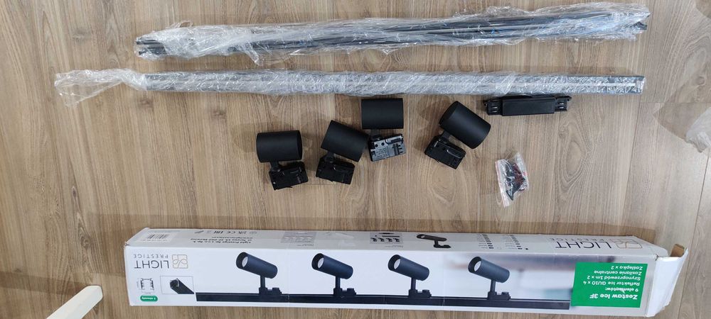 NOWY zestaw 3 Fazowy Light Prestige ICE -2 Szyny + 4 reflektory