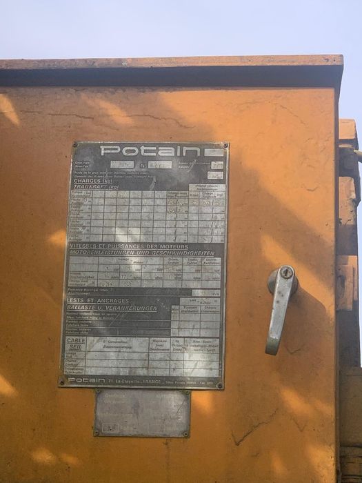 Grua POTAIN 16*16 com computador e comando