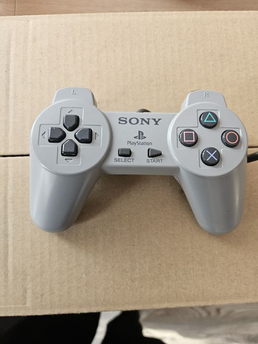 PlayStation  2 czarny pad PlayStation 1 pad kontroler