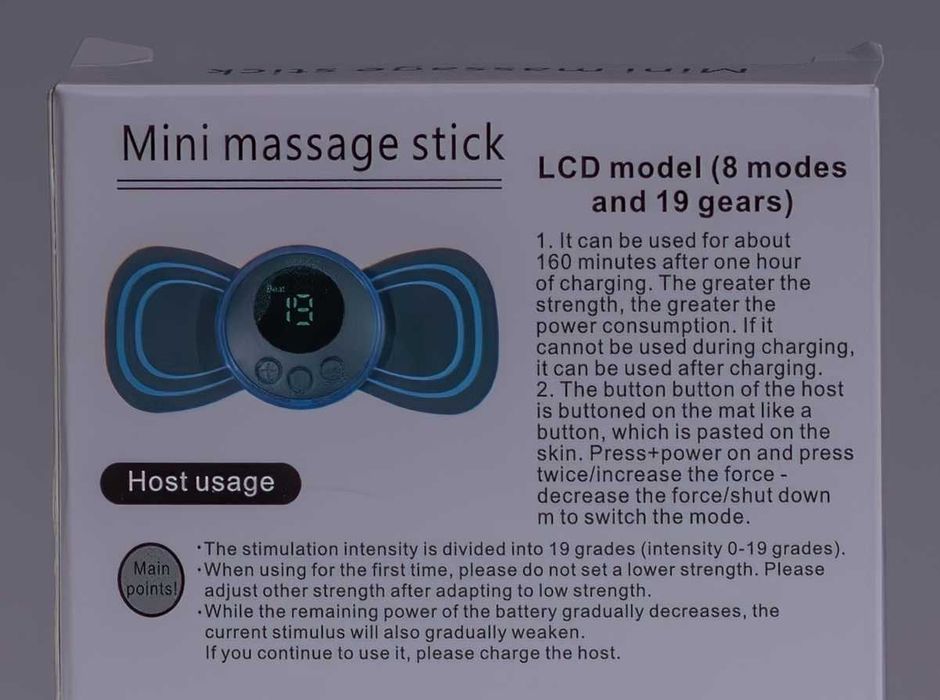 Mini Masażer EMS do Ciała Podróżny