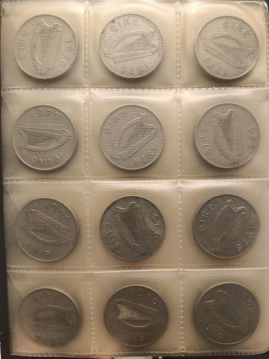 Zestaw klaserów - Irlandia, Eire 5, 10, 20, 50