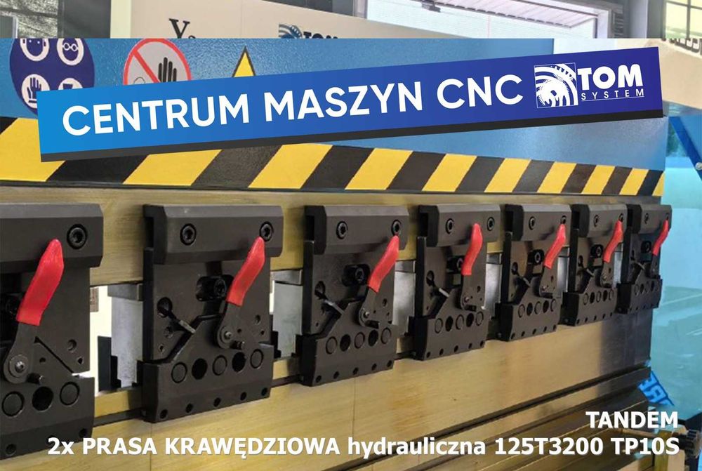 Prasa krawędziowa hydrauliczna TANDEM 2x 125T3200 TP10S