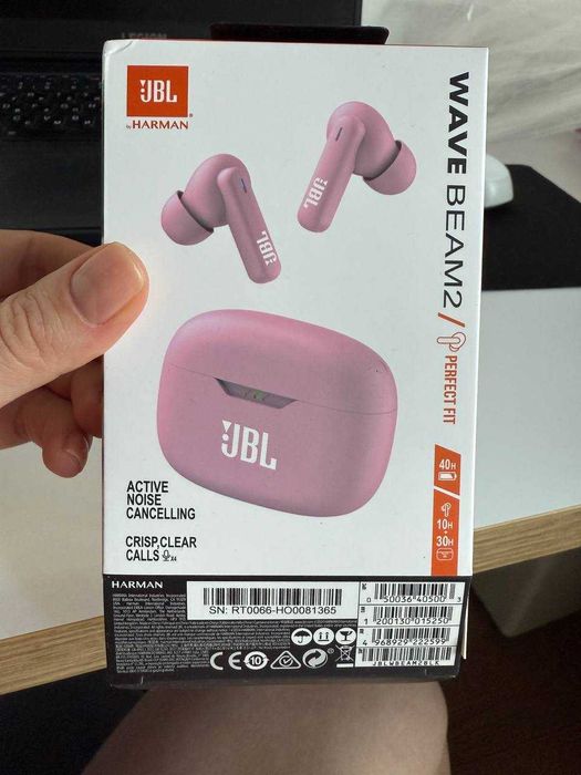 Наушники Bluetooth JBL bу HАRMАN Wave Beam 2 rose