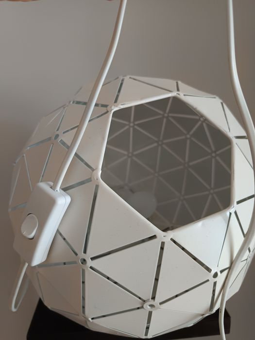 Candeeiro Bola Branco