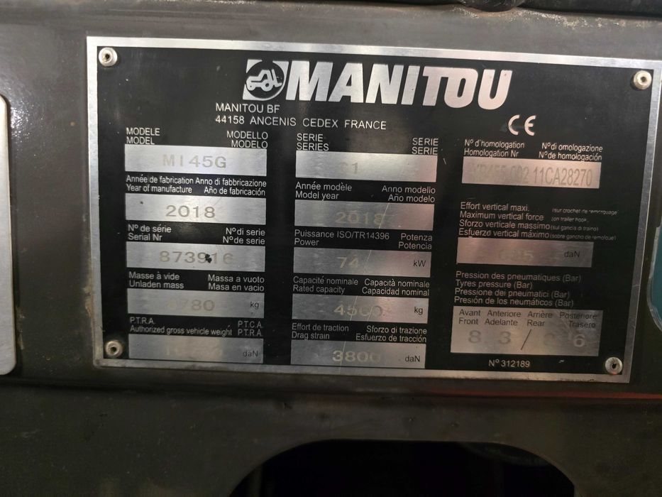 Wózek widłowy Manitou Mi 45G