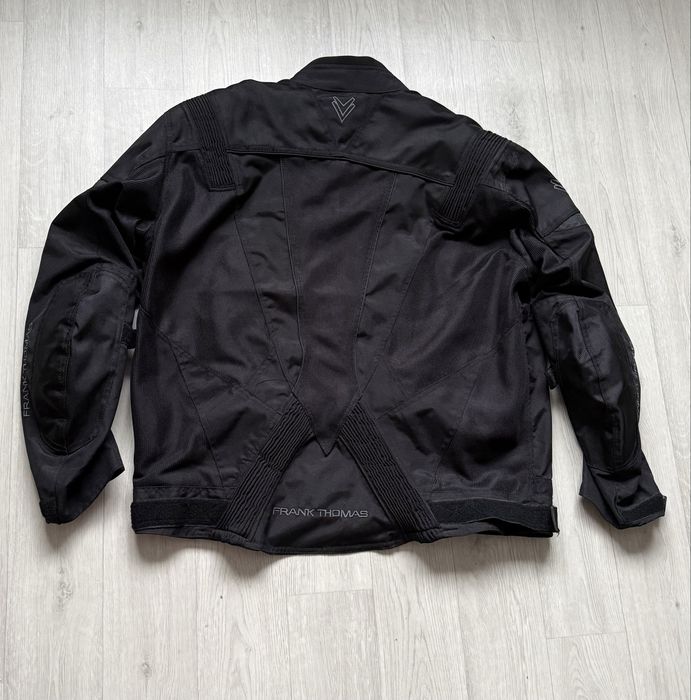 черная текстильная мотоциклетная куртка Frank Thomas XXL