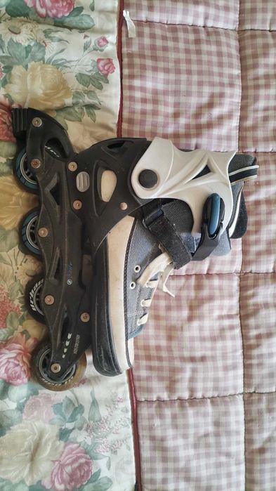 skate e patins semi novos usados poucas vezes