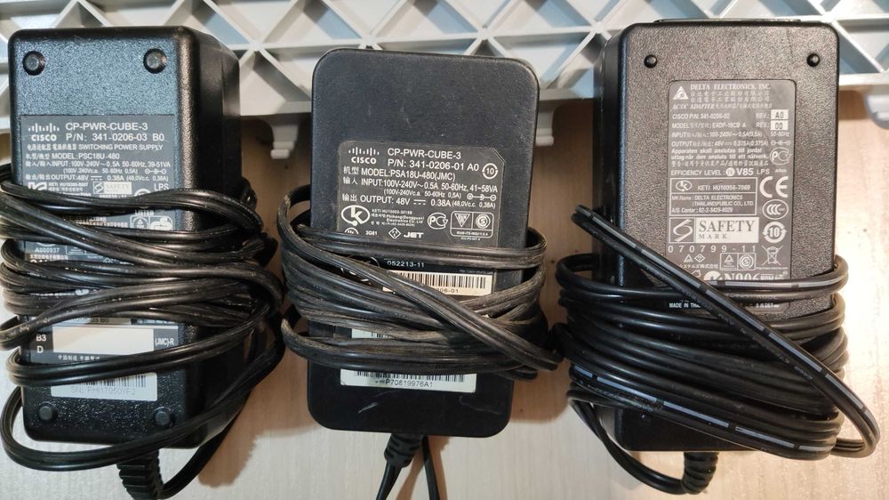 блок питания cisco AC/DC adapter 48V, 18W CP-PWR-CUBE