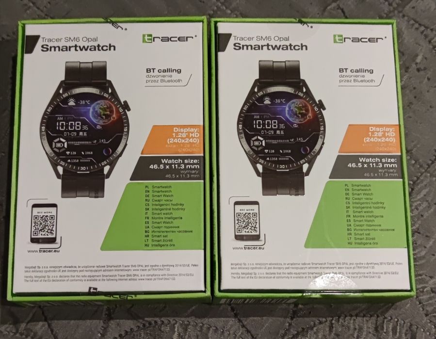 Smartwatch Tracer SM6 Opal.