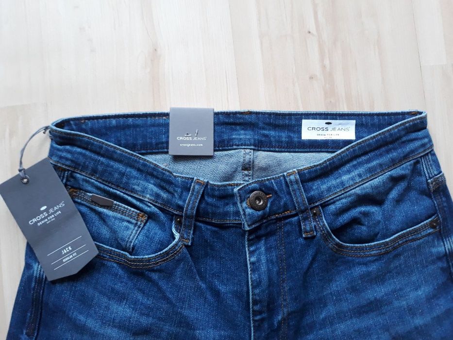 NOWE jeansy CROSS, rozm. 180-182 cm spodnie dżinsy