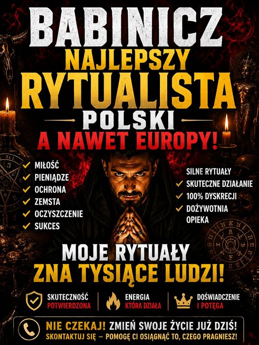Rytualy 24 h WROŻKA  WRÓŻBITA  Jan Babinicz GWARANCJA Sukcesu
