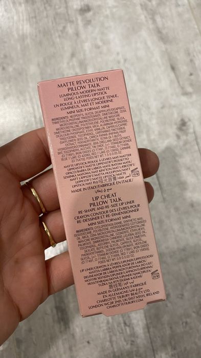 Charlotte Tilbury Pillow talk lip cheat pomadka do ust i konturówka