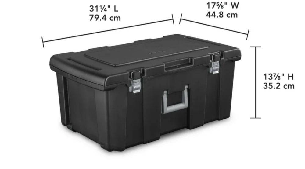 •Sterility Solidny Plastikowy Kufer•