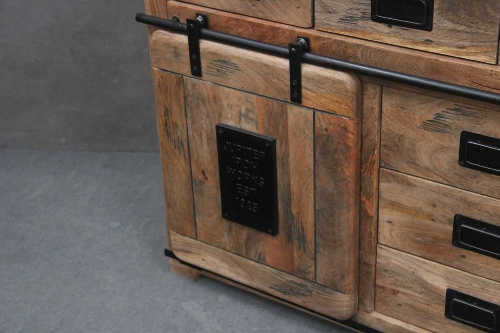 KOMODA Drewniana z szufladami Drewno Mango 150 Sklep BGM24.pl B 6160