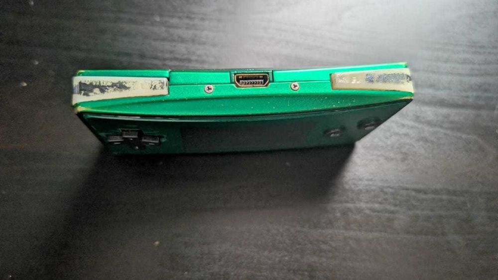 Gameboy micro verde completo e jogos