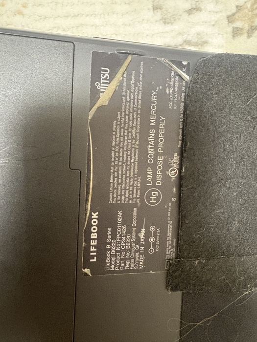 fujitsu lifebook b6220