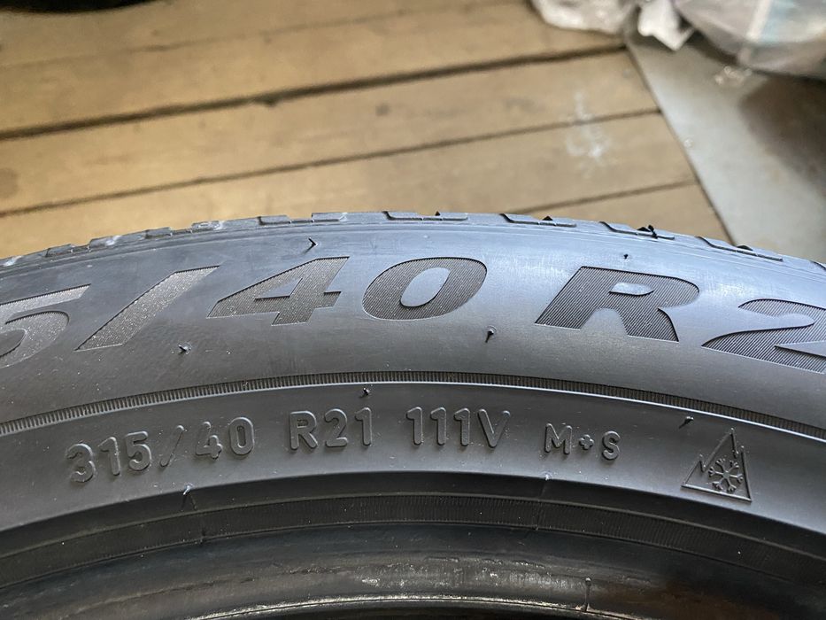 4шт 23 год 275/45R21 + 315/40R21 Pirelli Scorpion winter