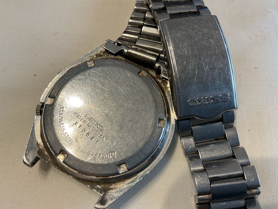 Relogio antigo da Seiko a funcionar