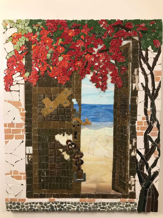 Obraz mozaika "Smak wakacji". Projekt Beata Perenc