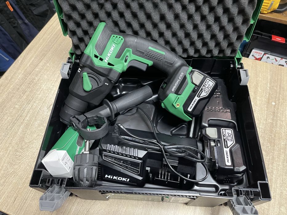 Hikoki DH 18DPB / безщітковий перфоратор Хікокі на 2 режими