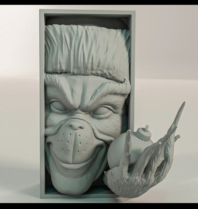Book Nook „Grinch”