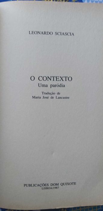 Leonardo Sciascia - The Context431887014565652484