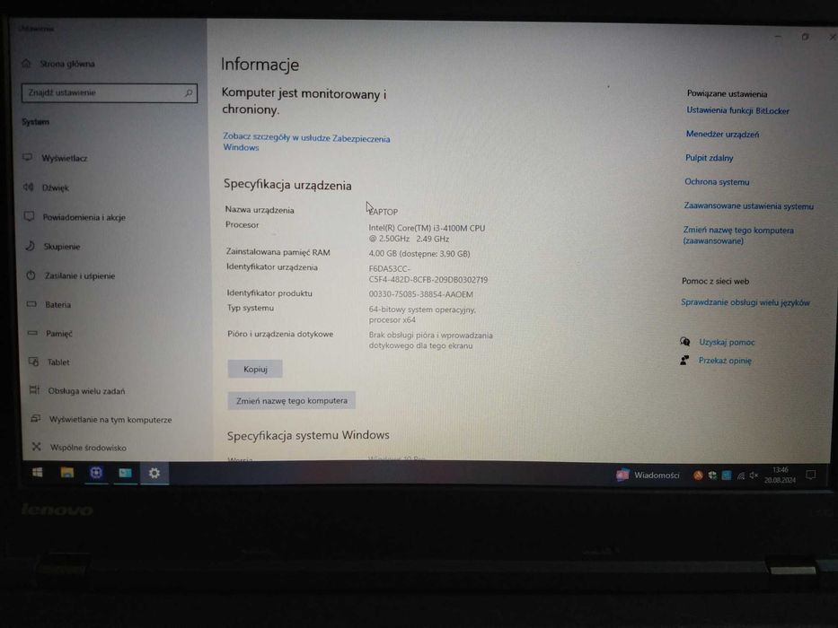 Laptop LENOVO L440