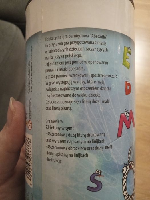 Gra Abecadło Beniamin