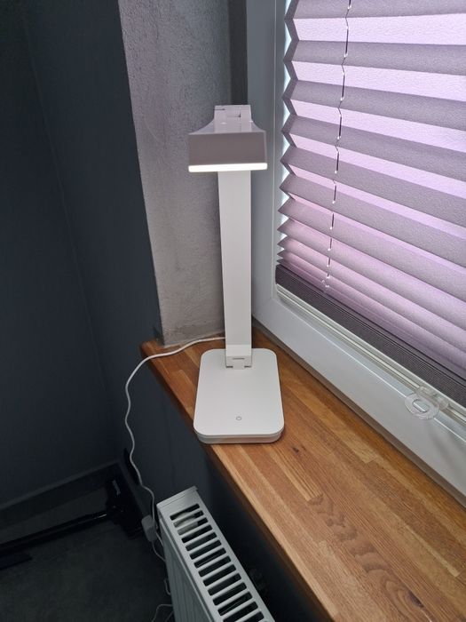 Lampka na biurko  Brillant Tori biała 2 sztuki