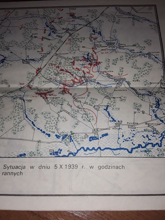 Mapy z ruchami wojsk w 1939 woj lubelskie