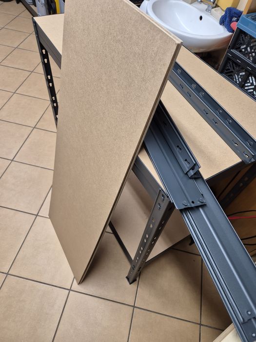 Regał Garażowy, Metalowy, Magazynowy Nit-Klick 90x90x45  i 120x90x45