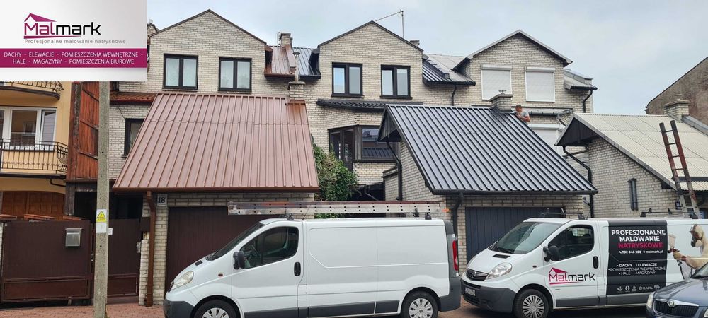 Profesjonalne malowanie dachu dachów mycie malmark.pl/galeria