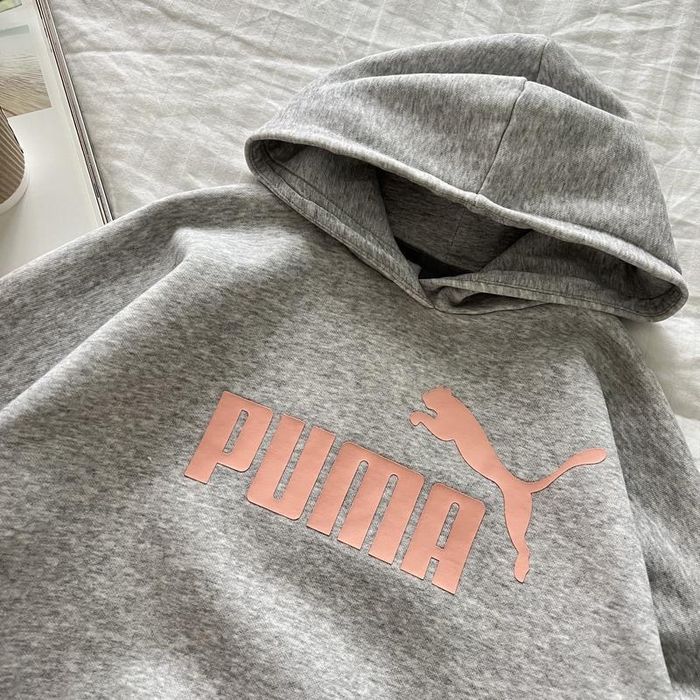 худи кофта пума puma детская 128 см топ оверсайз 7 8 9 10 лет