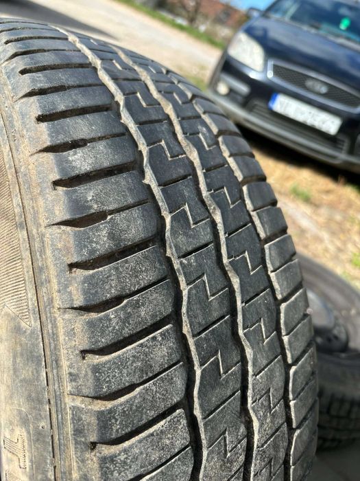 Komplet 4 kol stalowych z oponami letnimi 15C