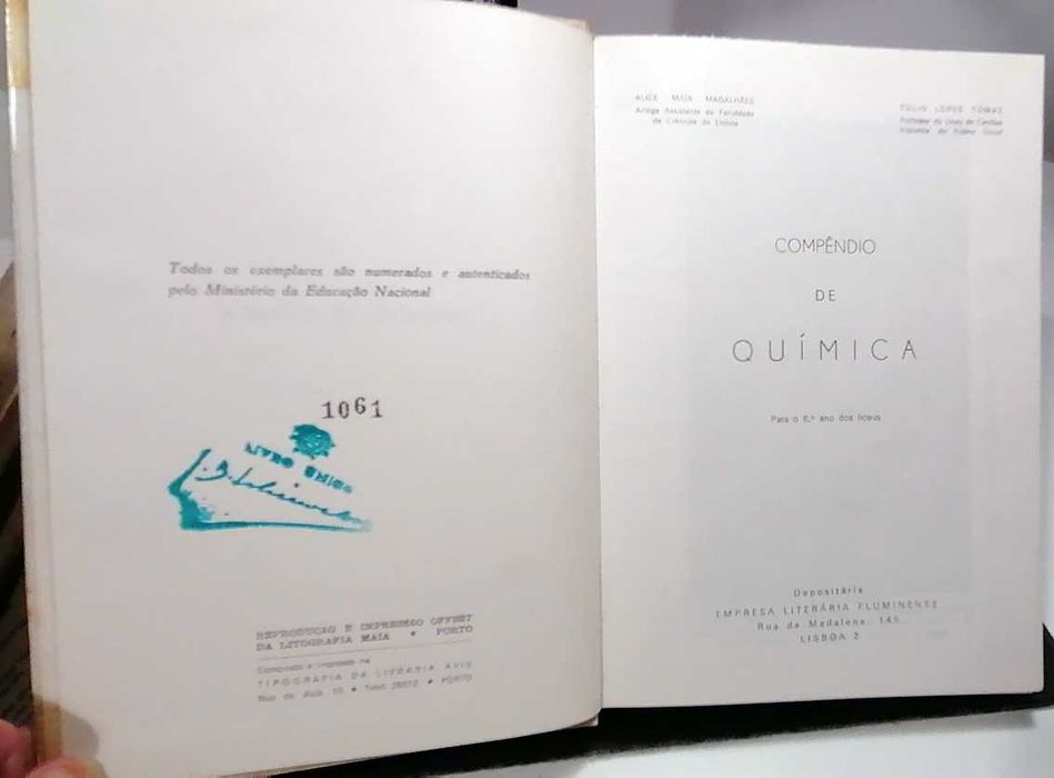 Compêndio de Química - 6.º Ano