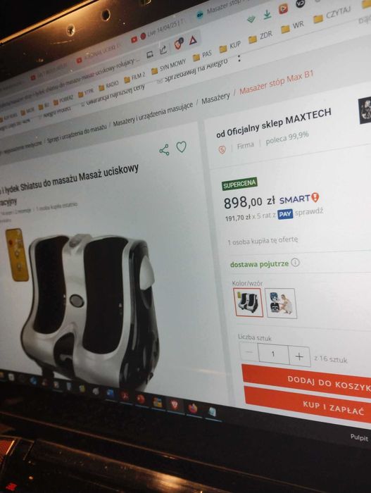 Super osobisty masażer do stóp i łydek