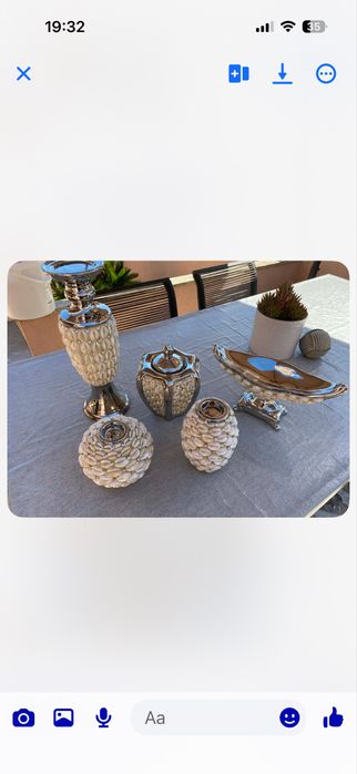 Vendo esta loça de decoraço nova