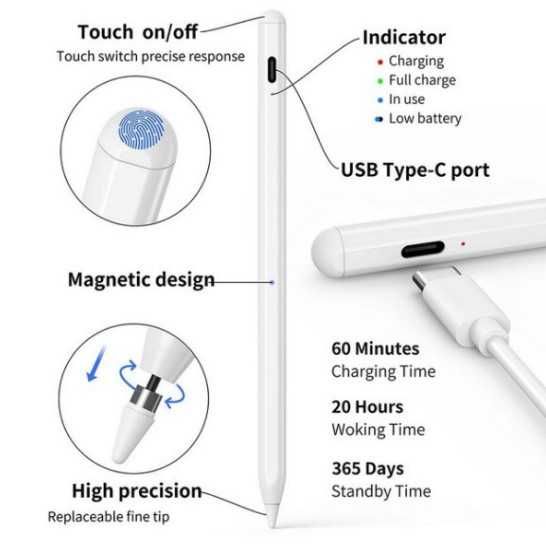 Універсальний магнітний стилус для письма та малювання Universal Stylus Pen