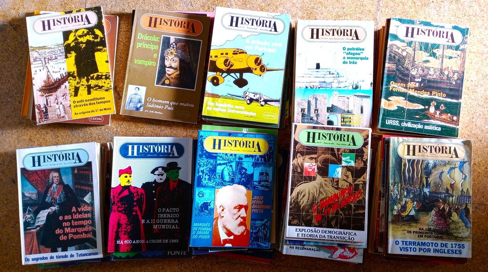 Lote de Revistas História